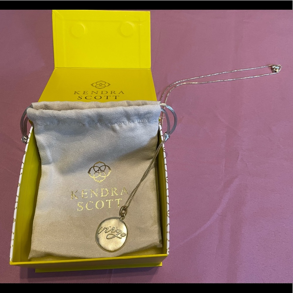Kendra Scott Virgo double sided necklace